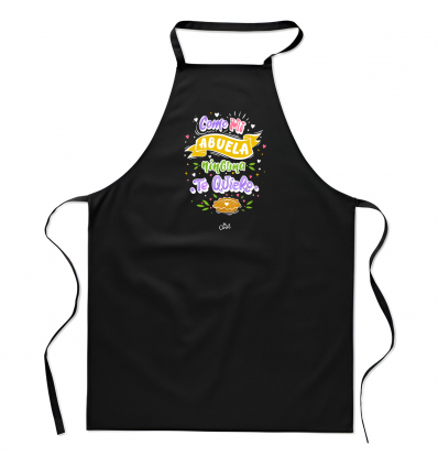 Delantal negro 