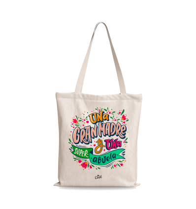 Bolsa Tote Bag – Una gran madre y una super abuela