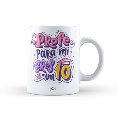 Taza – Profe para mi eres un 10 – color 2