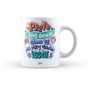 Taza – Profe eres genial como tú no hay nadie igual – color 1