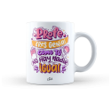 Taza – Profe eres genial como tú no hay nadie igual – color 2