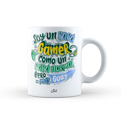 Taza – Soy un papa gamer como un papa normal pero mas guay