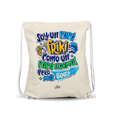 Mochila Saco – Soy un papá friki como un papá normal pero más guay