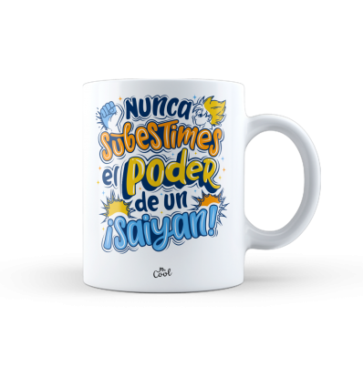 Taza – Nunca subestimes el poder de un saiyan!