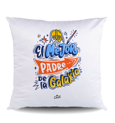 NUEVO Cojin POLIESTER – El mejor padre de la galaxia