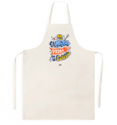 Delantal tipo lino - Mi tia es divina me encanta como cocina