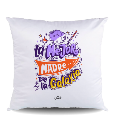 NUEVO Cojin POLIESTER – La mejor madre de la galaxia