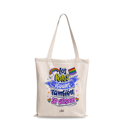 Bolsa Tote Bag – Los polos iguales también se atraen