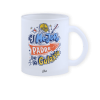 Taza cristal opaco 