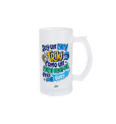 Jarra de cerveza – Soy un papá friki como un papá normal pero más guay