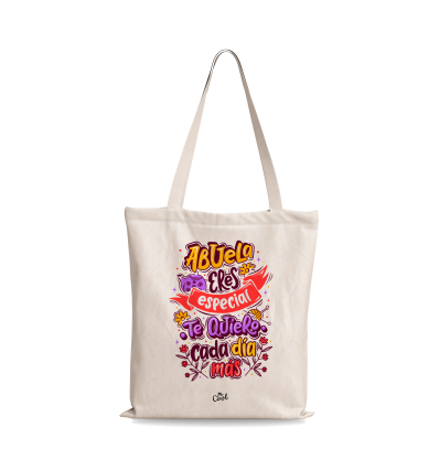 Bolsa Tote Bag – abuela eres especial te quiero cada día más