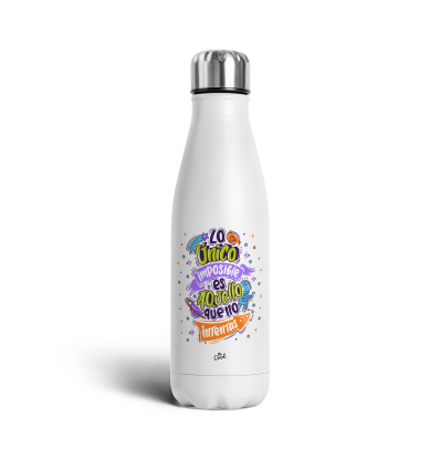 Botella Acero inoxidable 750ml – Contigo recorrería el mundo entero