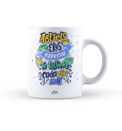 Taza – Abuelo eres especial, te quiero cada dia mas