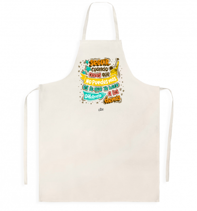 Delantal tipo lino - Mi tia es divina me encanta como cocina