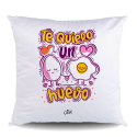 NUEVO COJIN Poliéster – Te quiero un huevo