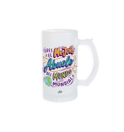Jarra de cerveza – Eres el mejor abuelo del mundo mundial