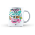 Taza – Disfruta cada momento de la vida, Carpe Diem