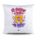 NUEVO COJIN Poliéster – Te quiero pato la vida