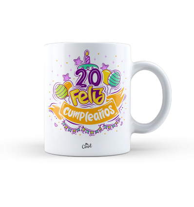 Taza – 20 años Feliz cumpleaños