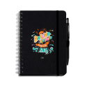 Libreta negra con bolígrafo - Hakuna Matata, vive y se feliz