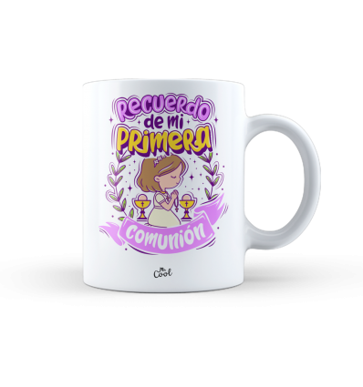 Taza – Recuerdo de mi primera comunión – niña