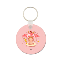 Pack 5 llaveros circular – Mi bautizo niña